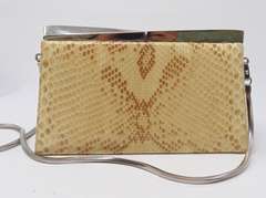 Salvator Feragamo Python Clutch