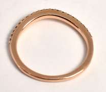 Rose Gold Diamond Band