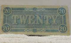 Confederate 1864 $20.00 Exceptional GEM Unc