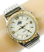 Vintage Kirks Folly Fairy Nite Light Jeweled Watch, Runs