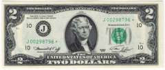 Crisp Exceptional 1976 $2 Kansas City Federal Reserve Star Note Series Key!