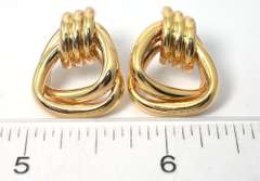 Classy & Showy 14KT Yellow Gold Earrings