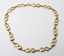 Wonderfully Heavy 14K  Fancy-Link Necklace