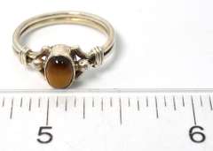 Lovely Agate Ring in Sterling Silver