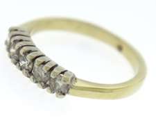 Lovely Yellow Gold Diamond Band
