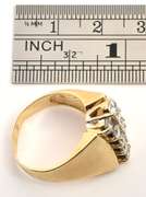 Glittery Diamond Cluster Ring