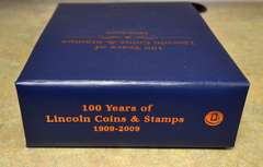 PCS Stamps and Coins 100 years of Lincoln Coins and Stamps