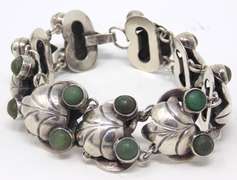 Sterling Silver Mexico Frog Bracelet
