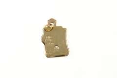 14K Yellow Gold PNB Pacific Northwest Bell Diamond Phone Charm/Pendant
