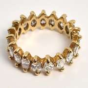 Exquisite Eternity Ring in 14K YG