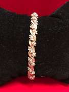 LADIES 14K GOLD BRACELET WITH 4.50 CARATS OF DIAMONDS