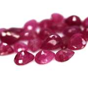 Heated only! 9.83ct violet red Ruby set