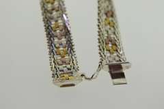 Itakian Trio Sterling Silver Argento Bracelet