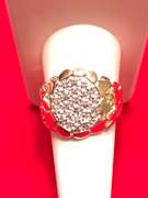 MEN’S 10K YELLOW GOLD DIAMOND RING NUGGET STYLE