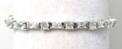 Sterling Silver CZ Bracelet