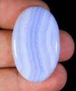 Stunning 33.40ct Namibian Blue Lace Agate