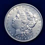 1880 O AU/BU  Lustrous Morgan Dollar