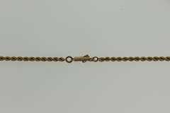 14K Yellow Gold Rope Chain