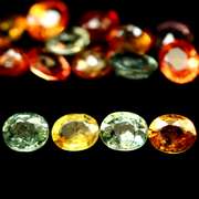 Heated only! Vibrant 7.89ct fancy color Sapphire set