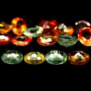 Heated only! Vibrant 7.89ct fancy color Sapphire set