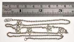 Stylish Stars of Diamonds Necklace