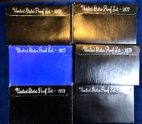 Lot of Proof Sets From The 70 S . 8 Total
