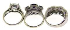 Lot of 11 Sterling Silver Rings