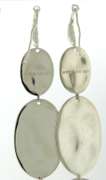 Trendy Sterling Silver Ippolita Classico Linear Oval Earrings