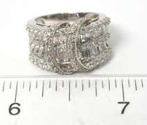 Sterling Silver CZ Cocktail Ring