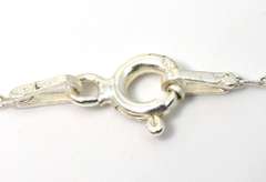 Sterling Silver Ribbon Necklace