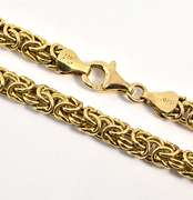 Beautiful Byzantine Chain Necklace in Vermeil