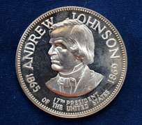 Sterling Silver Andrew Johnson Medal