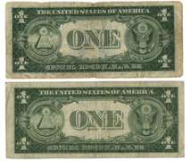 2 1935-A $1 North Africa Silver Certificates Nice Circs