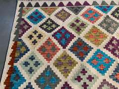 COLORFUL HAND KNOTTED KLIM 5x6.7
