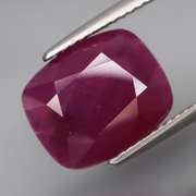 UNHEATED! Giant 7.40ct pigeons blood red Ruby