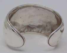 Vintage Sterling Silver Set of 2 Cuff Bracelets