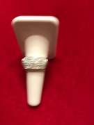 14K WHITE GOLD DIAMOND RING
