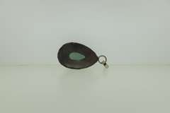 Silver-Tone Color Stone Pendant