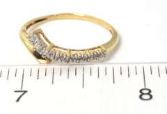Wrap-Style Diamond Ring in Yellow Gold