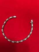 LADIES 14K WHITE GOLD DIAMOND BRACELET