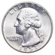1953 Washington Quarter