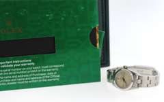 Rolex Oyster Perpetual Silver index Dial watch