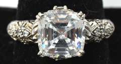 Sterling Silver CZ Cocktail Ring