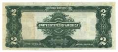 Crisp 1899 Series Large Size $2 Silver Certificate