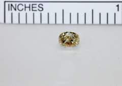 Winking Natural Yellow Diamond - 0.38 ct.