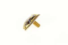 10K Yellow Gold Retro Cadillac Enamel 5 Years Lapel Pin/Brooch