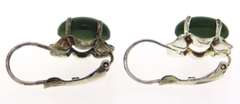 Sterling Silver Jade earrings