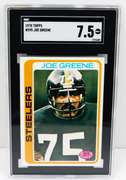 1978 Joe Greene, Steelers Graded Football Card
