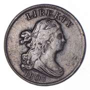 1803 Draped Bust Half Cent