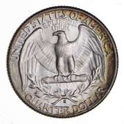 1935-S Washington Quarter - Toned - Uncirculated